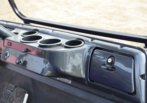 Custom Purple Golf Cart - Image 3