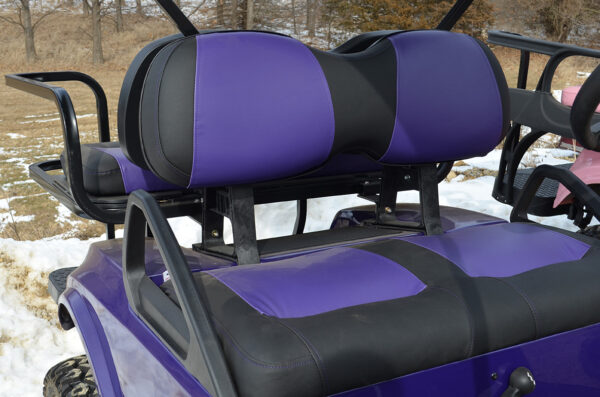 Custom Purple Golf Cart - Image 4