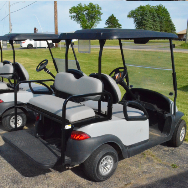 Club Car 4 Passenger Golf Cart- Stone Gray | Gray interior - Image 3