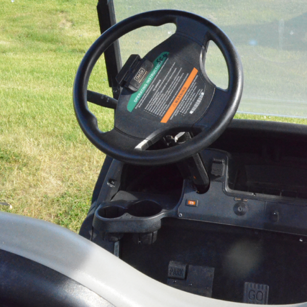 Club Car 4 Passenger Golf Cart- Stone Gray | Gray interior - Image 5