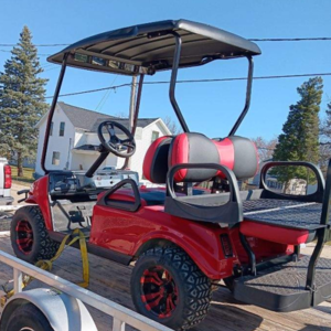 Just in! Custom Electric Red Golf Cart