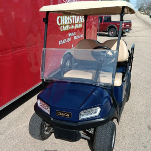 Navy Blue Club Car with Tan Interior